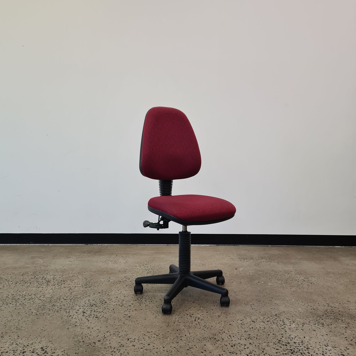 Office Task Chair in Red Upholstery