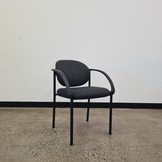 Visitor Chair with Curved Backrest