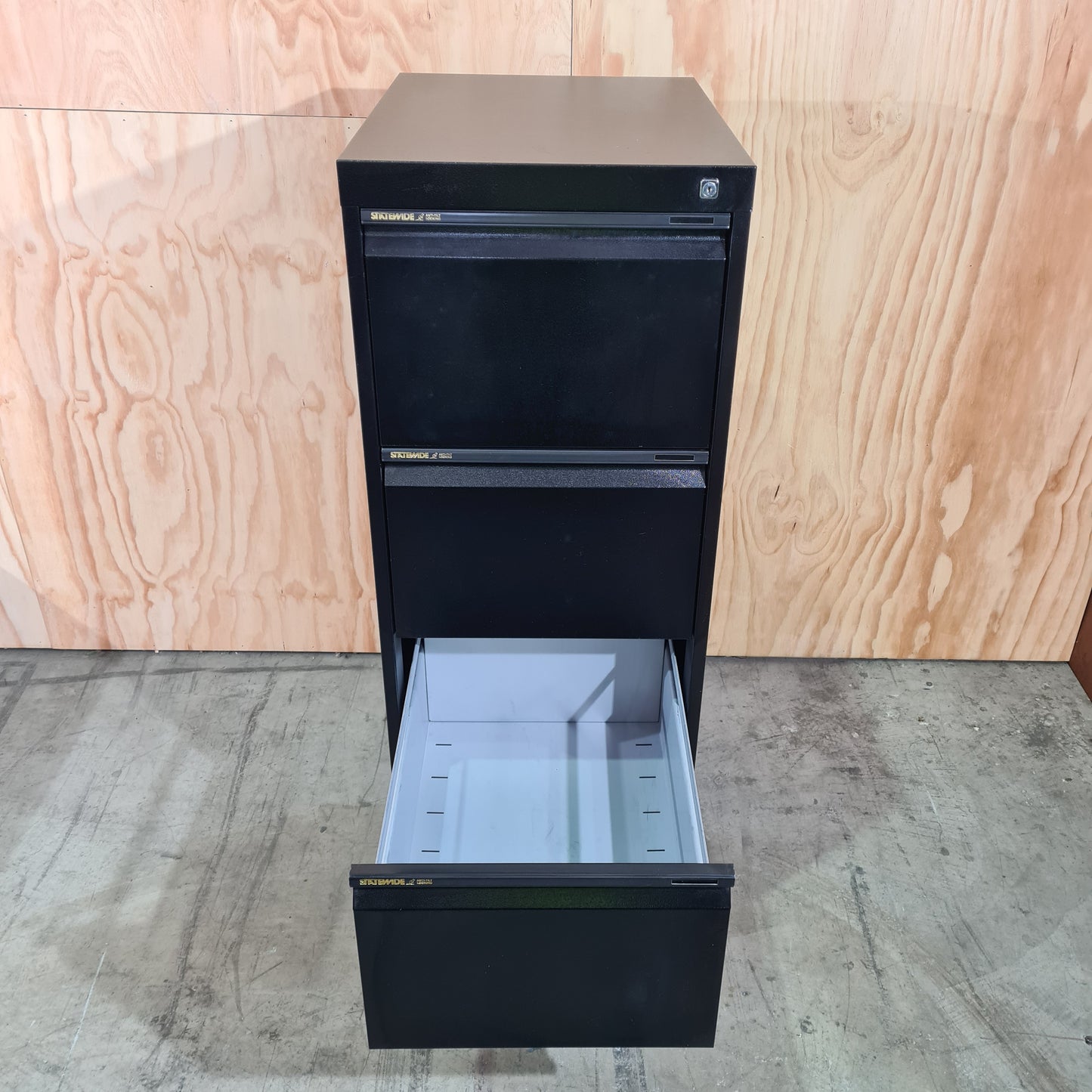 Statewide Filing Cabinet Black 4 Drawers