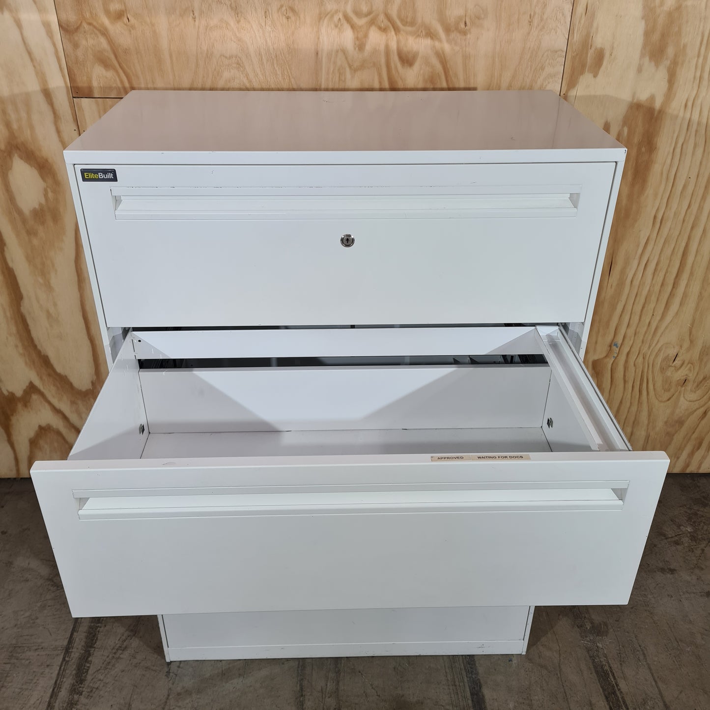 Elitebuilt 4 Drawer Tambour in White