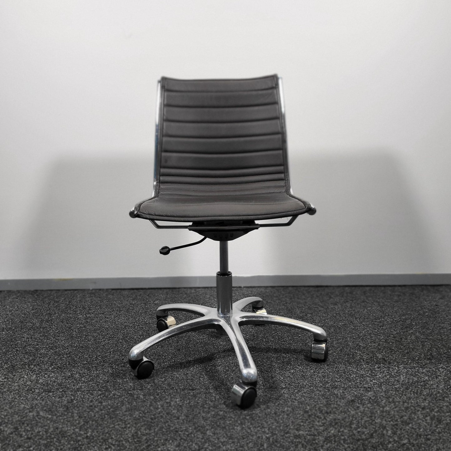 Black Leather Boardroom Conference Chair