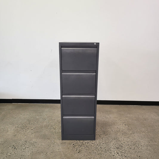 4 Drawer Filing Cabinet in Grey