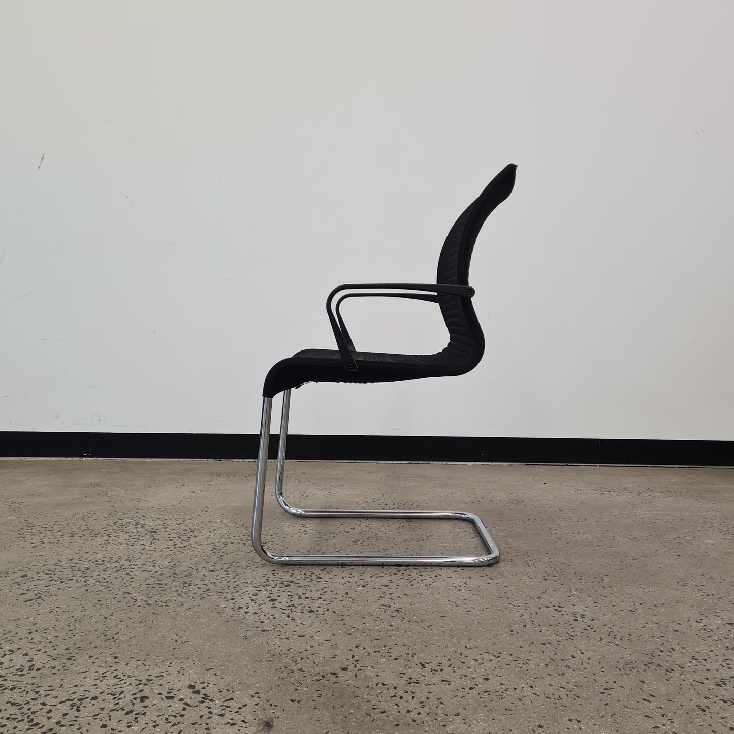 Emanate Cantilever Black Chair