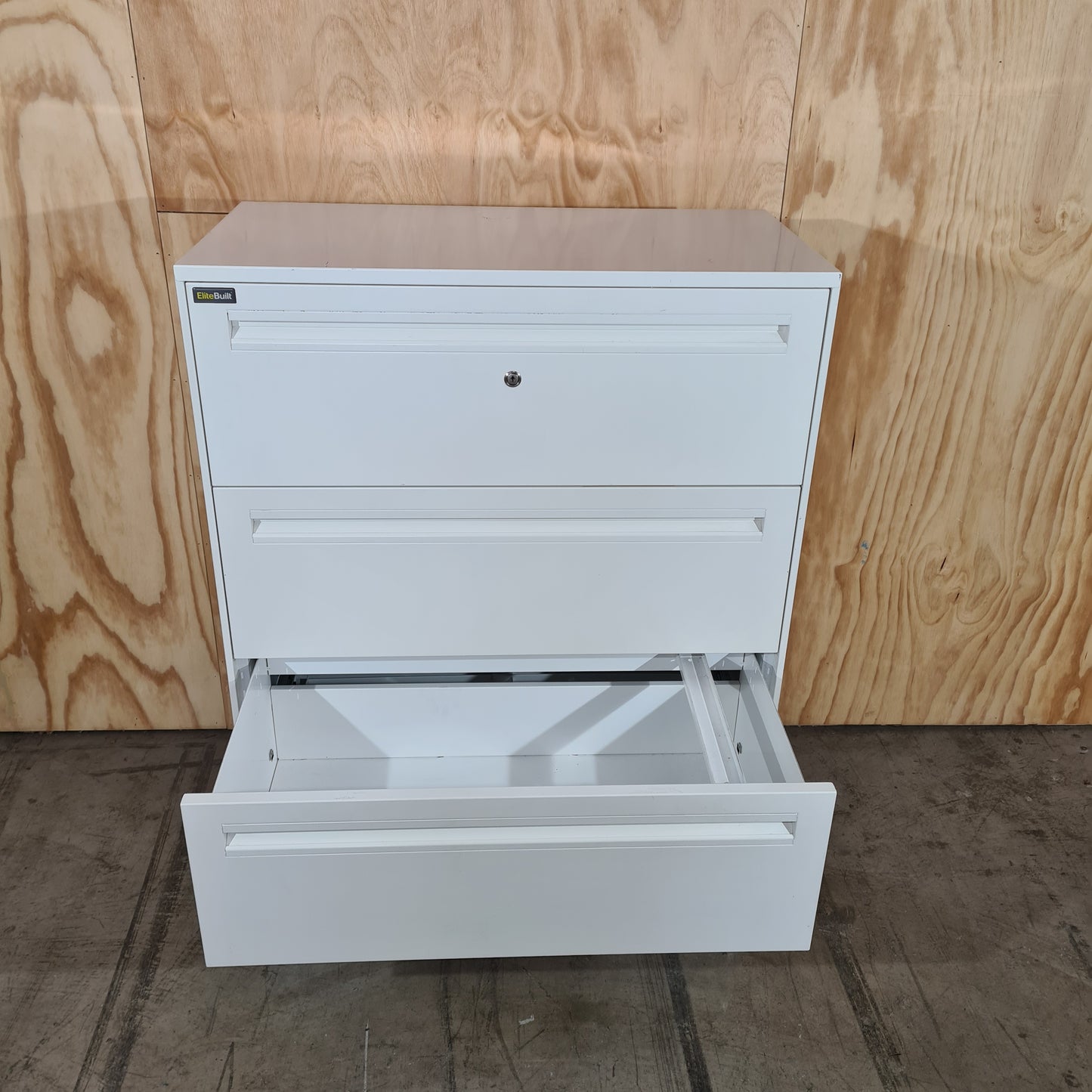 Elitebuilt 4 Drawer Tambour in White