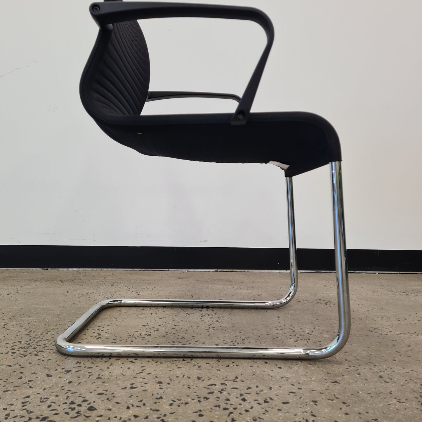 Emanate Cantilever Black Chair