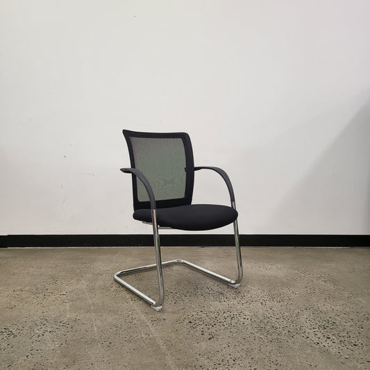 Cantilever Mesh Back Visitor Chair