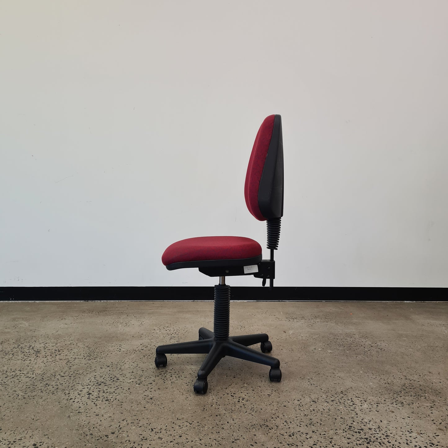 Office Task Chair in Red Upholstery