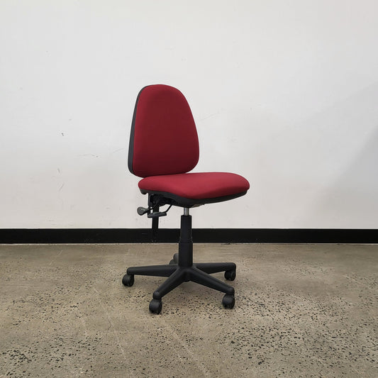 Burgundy Office Task Chair