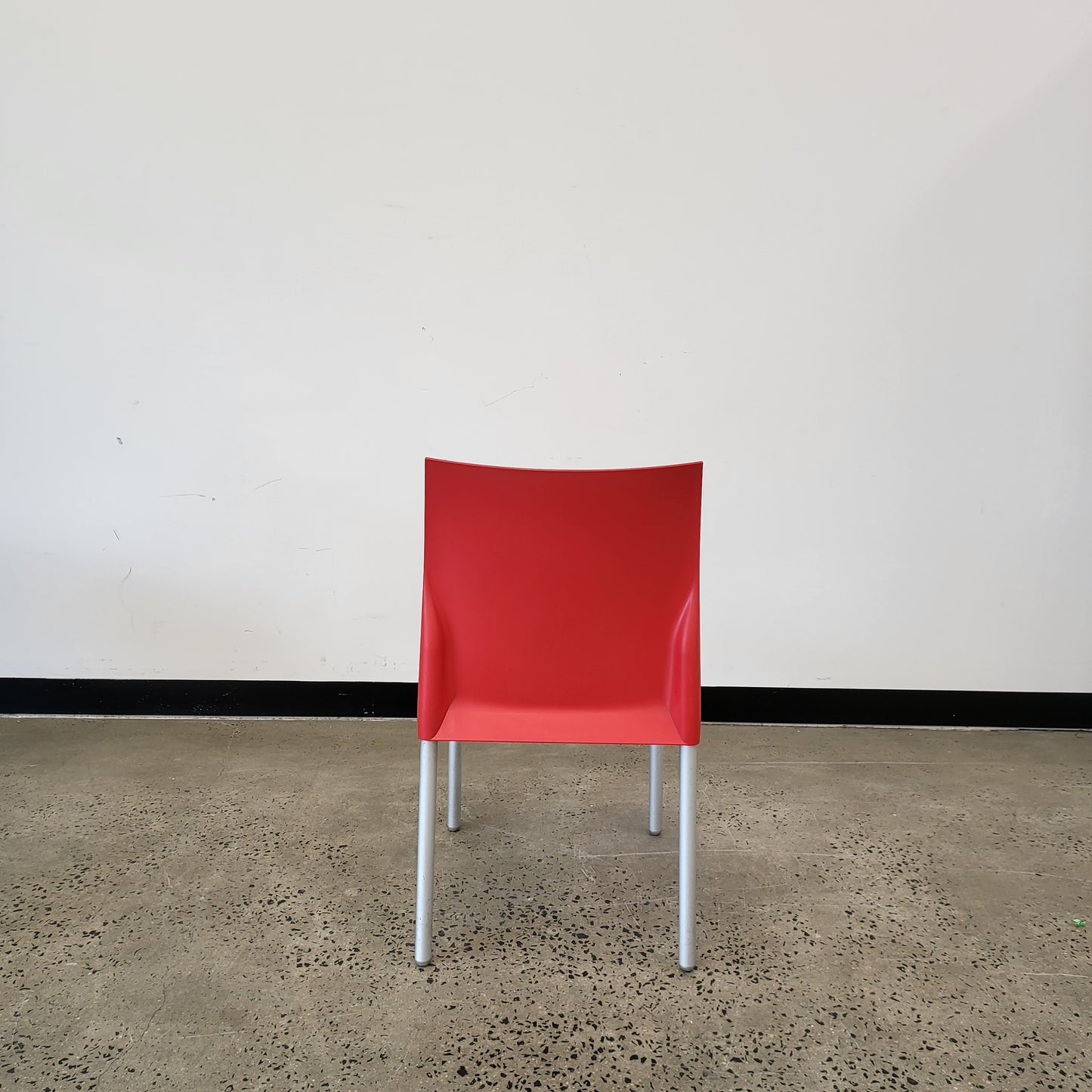 Harmony Contract Furniture Belize SC Red Outdoor Stacking Chair in Red