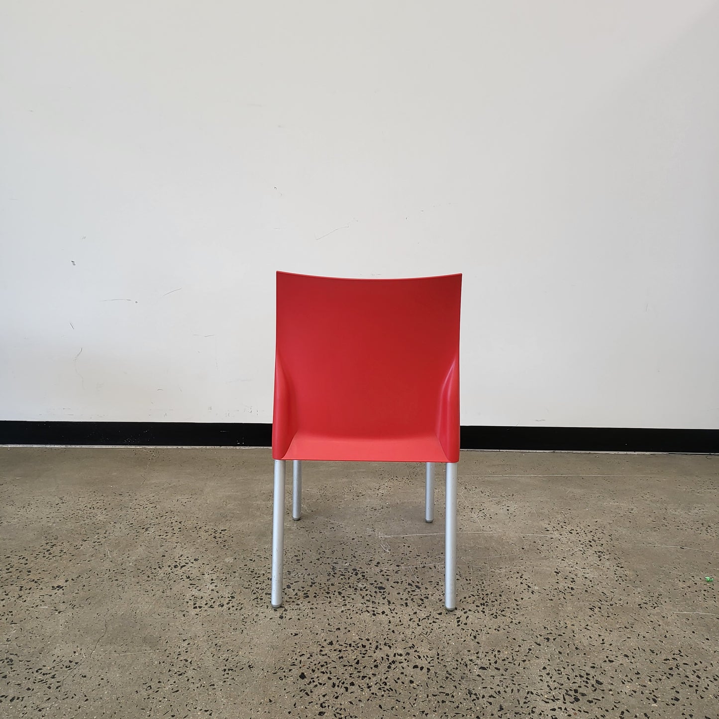 Harmony Contract Furniture Belize SC Red Outdoor Stacking Chair in Red