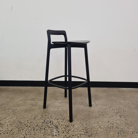 Mattiazzi Branca Bar Stool in Black Wood