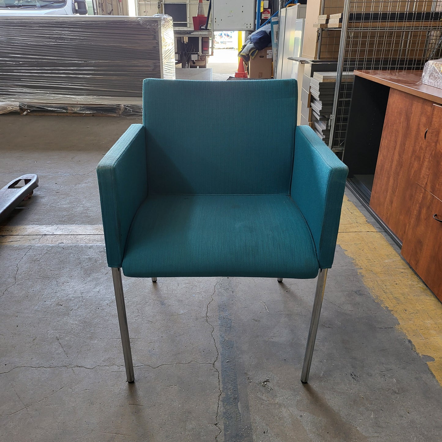 CLEARANCE Gregory CeCe Armchair in Turquoise