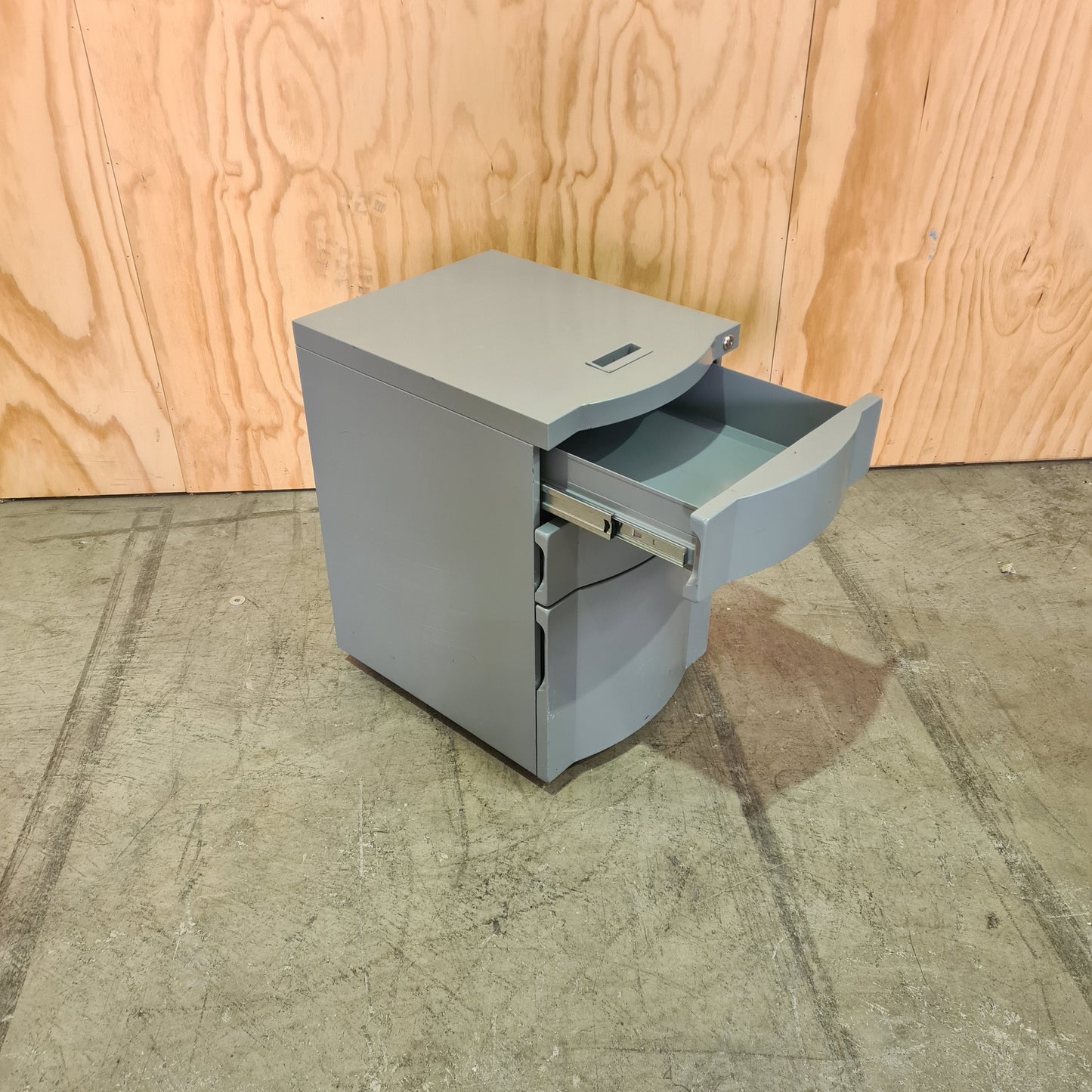 Grey Metal Pedestal