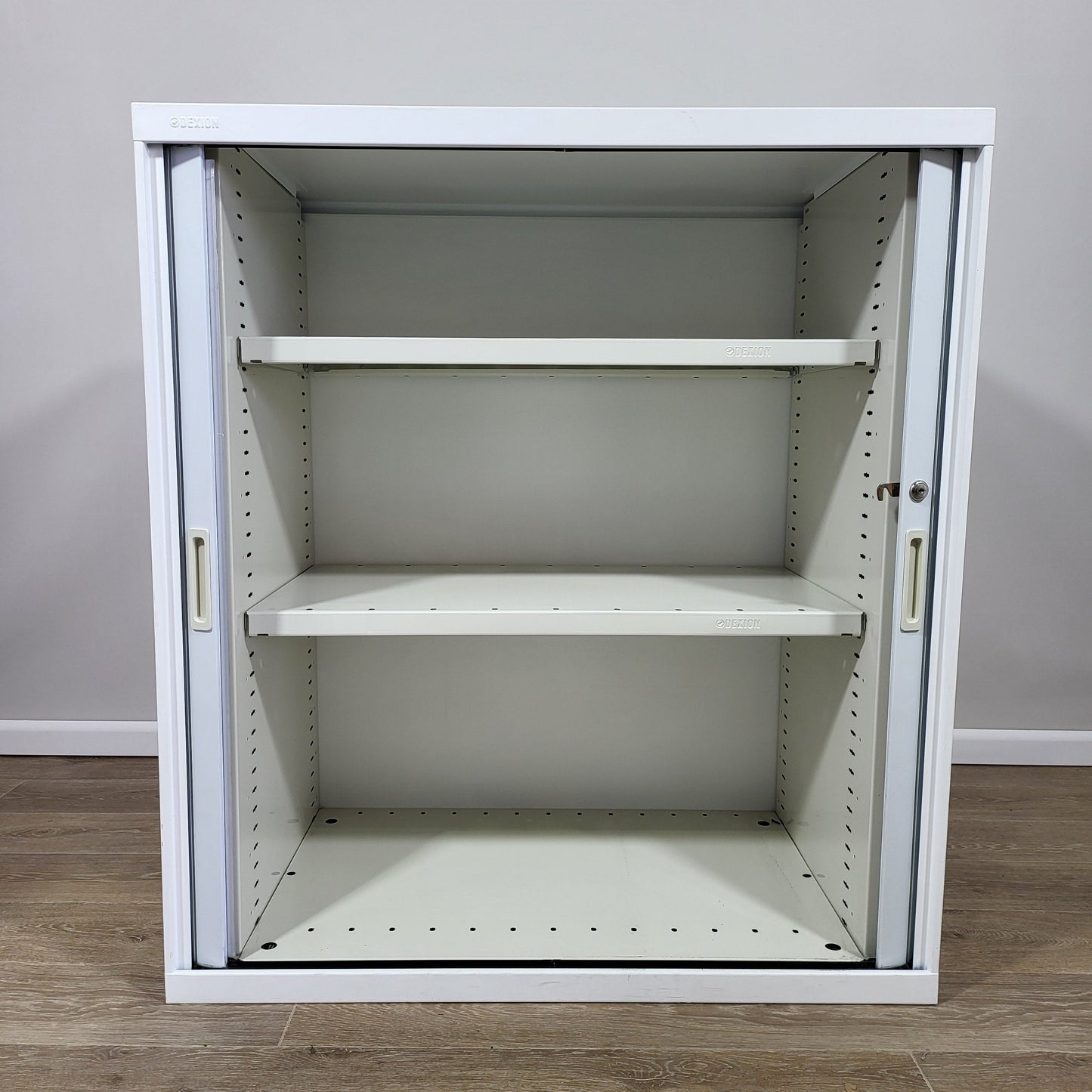 Dexion Tambour Unit in White