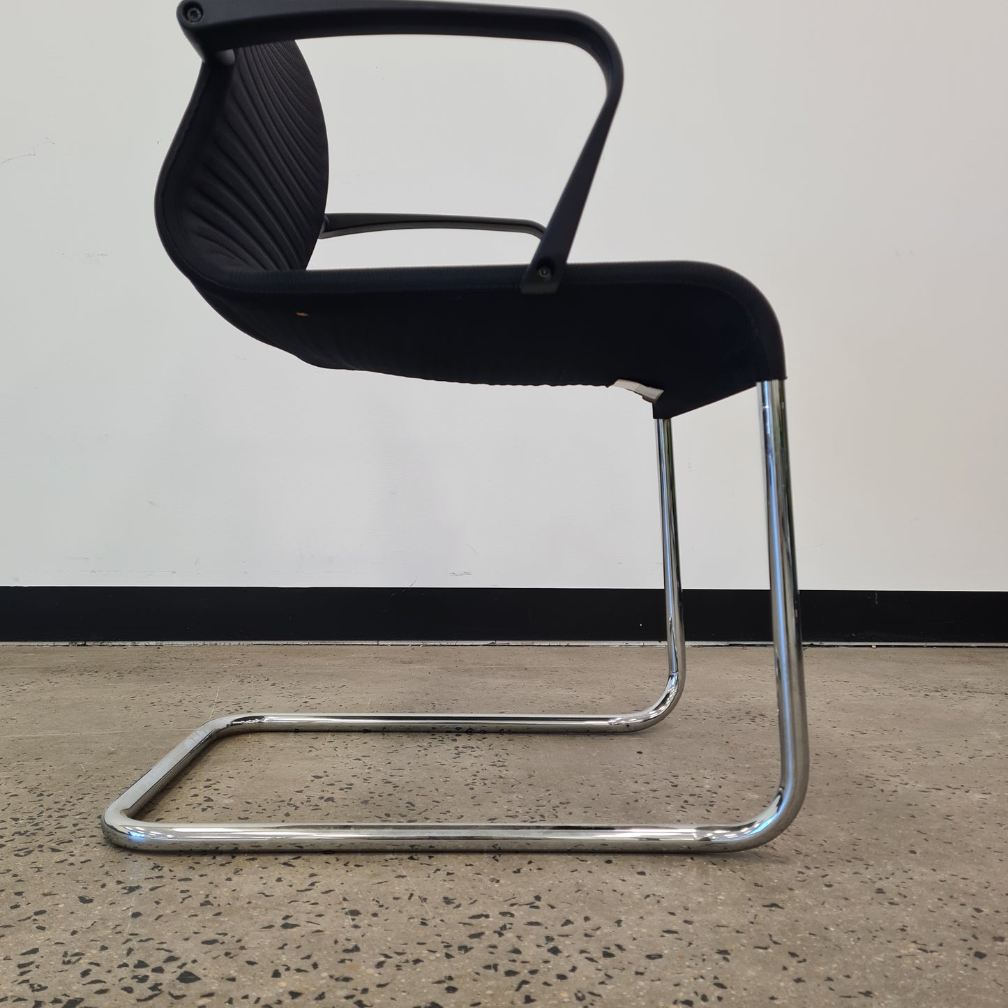 Emanate Cantilever Black Chair