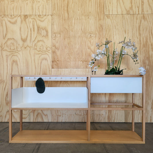 White Metal Shelf