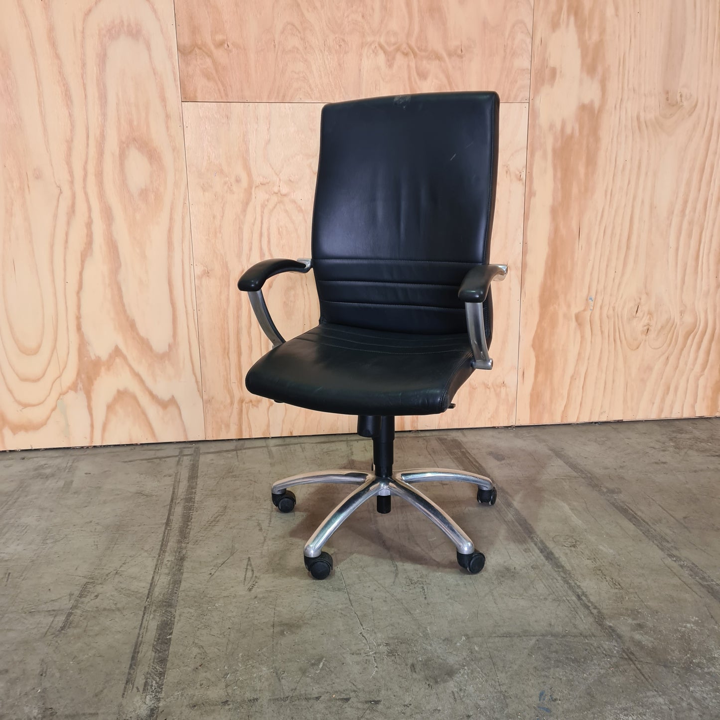 CLEARANCE Black Leather Executive Office Chair