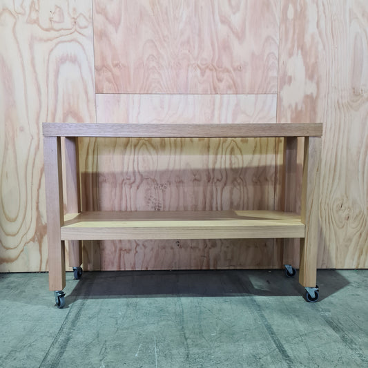 High Timber Table on Castors