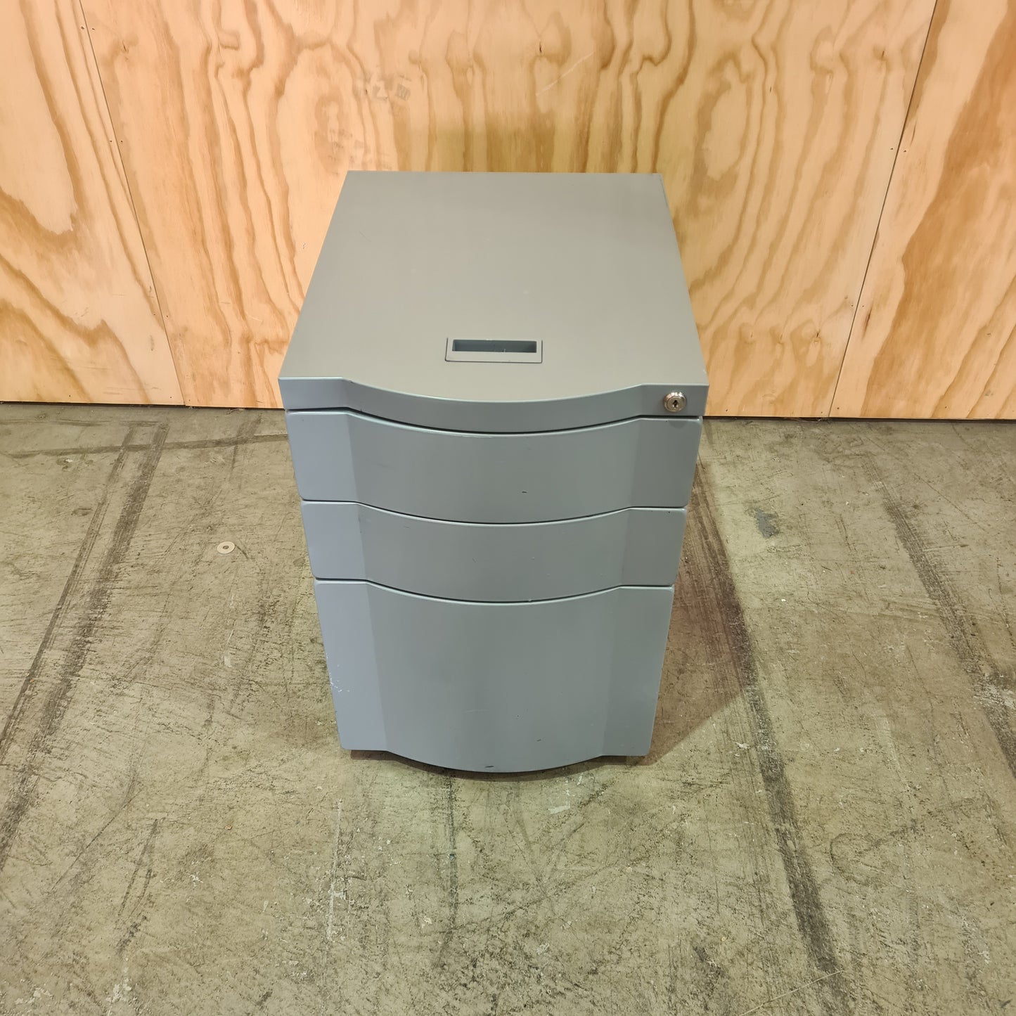 Grey Metal Pedestal