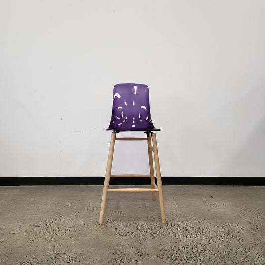 SoftLine All-Kit Pauline Edition Tall Chair Dowel Base in Violet