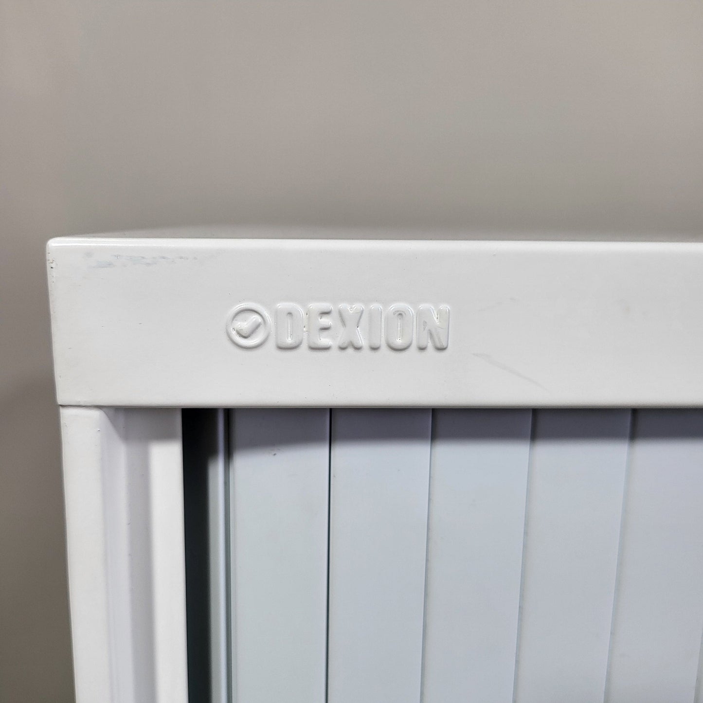 Dexion Tambour Unit in White