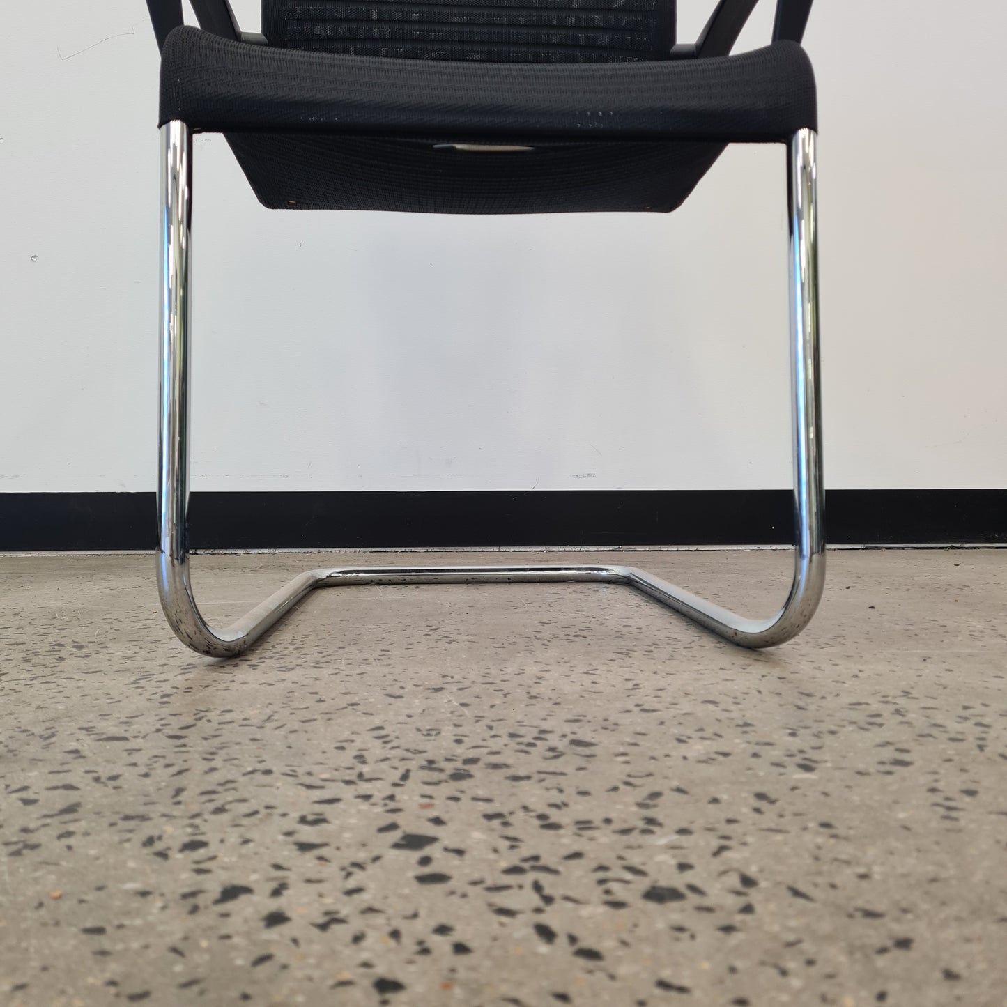 Emanate Cantilever Black Chair