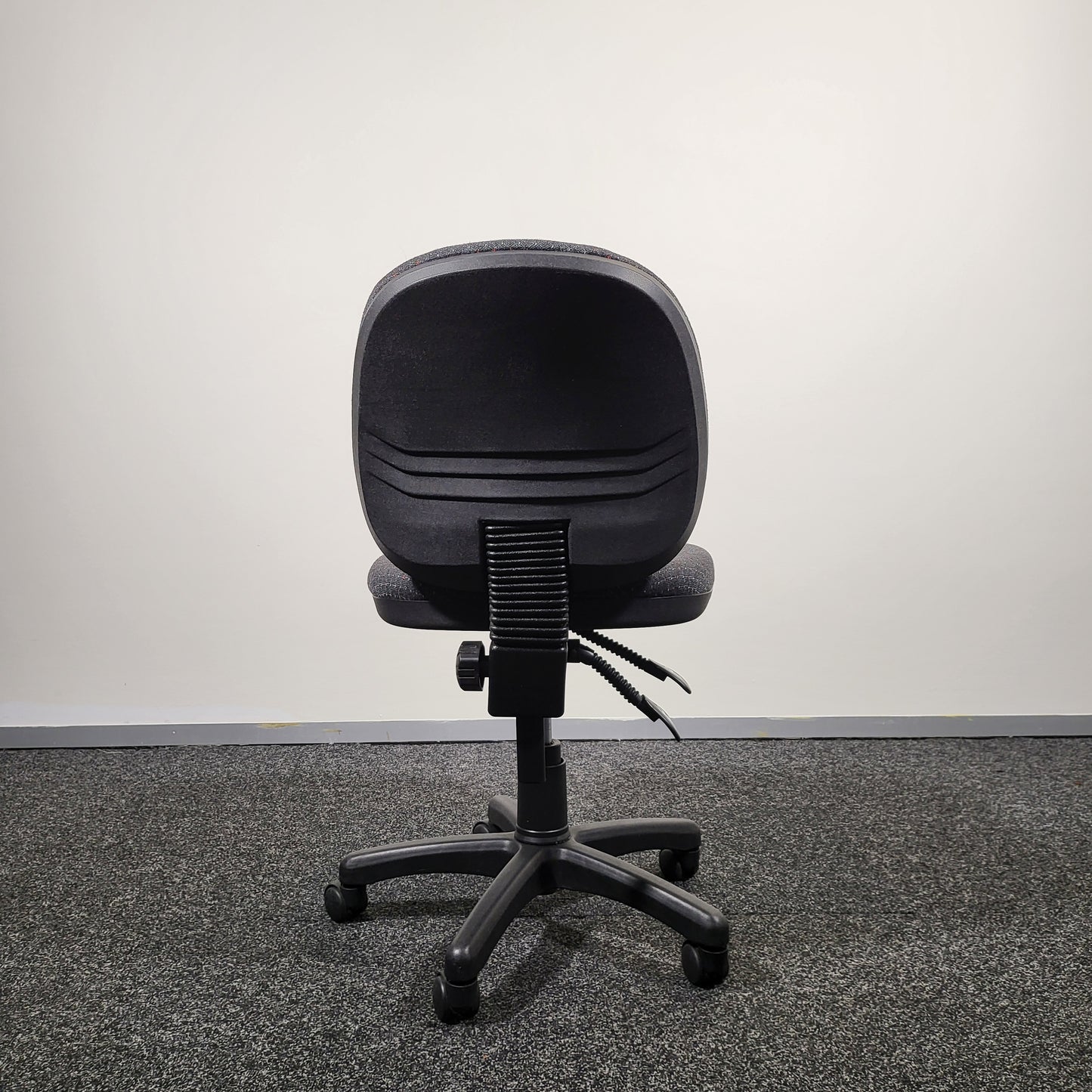 Office Task Chair in Grey Pattern Upholstery