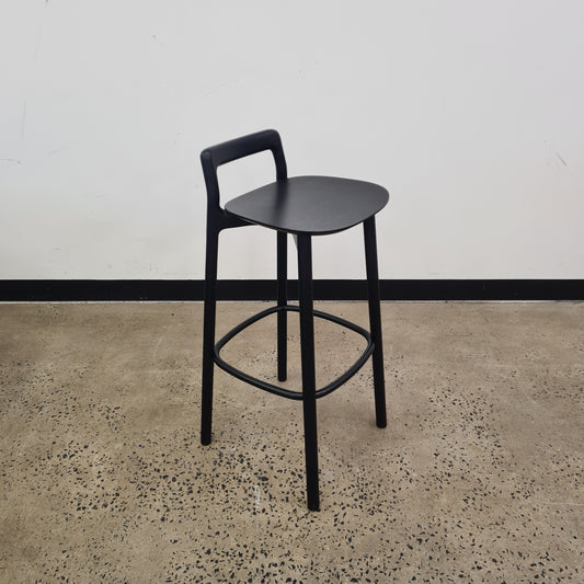 Mattiazzi Branca Bar Stool in Black Wood