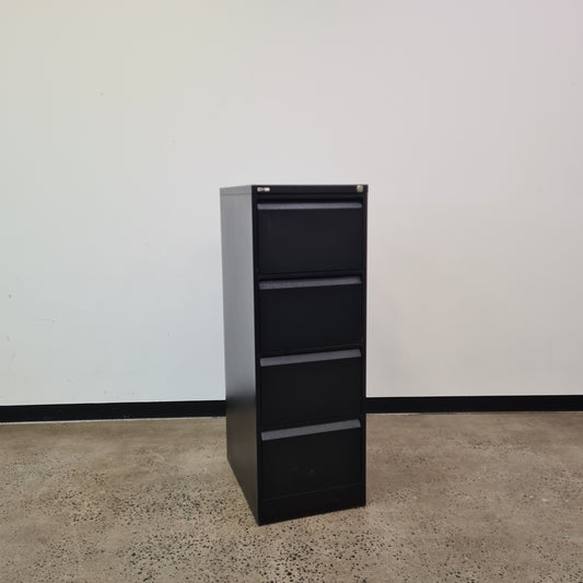 Go Filing Cabinet Black 4 Drawer