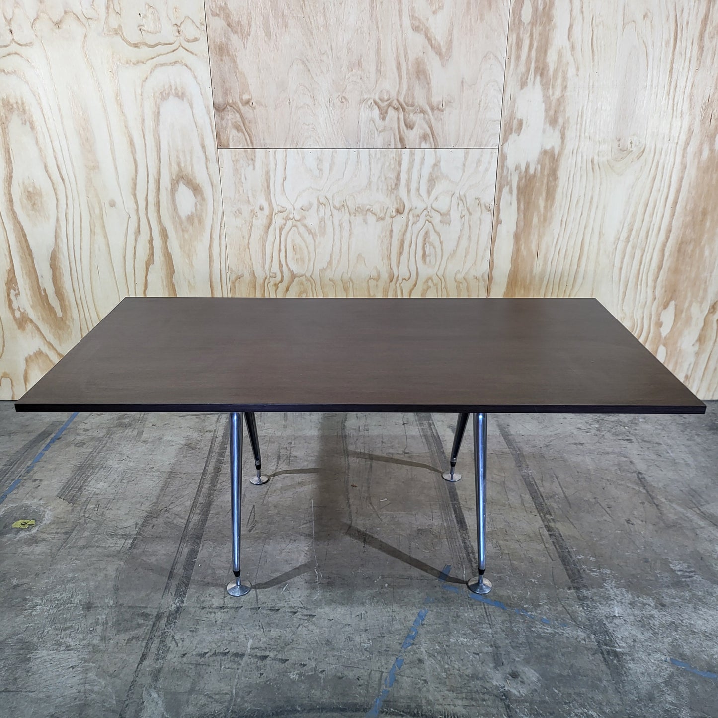 Conference Meeting Room Boardroom Table with Chrome Base