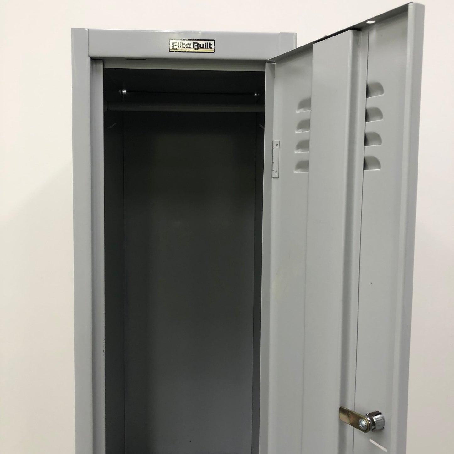 EliteBuilt Locker Single Bay Grey 2 Door