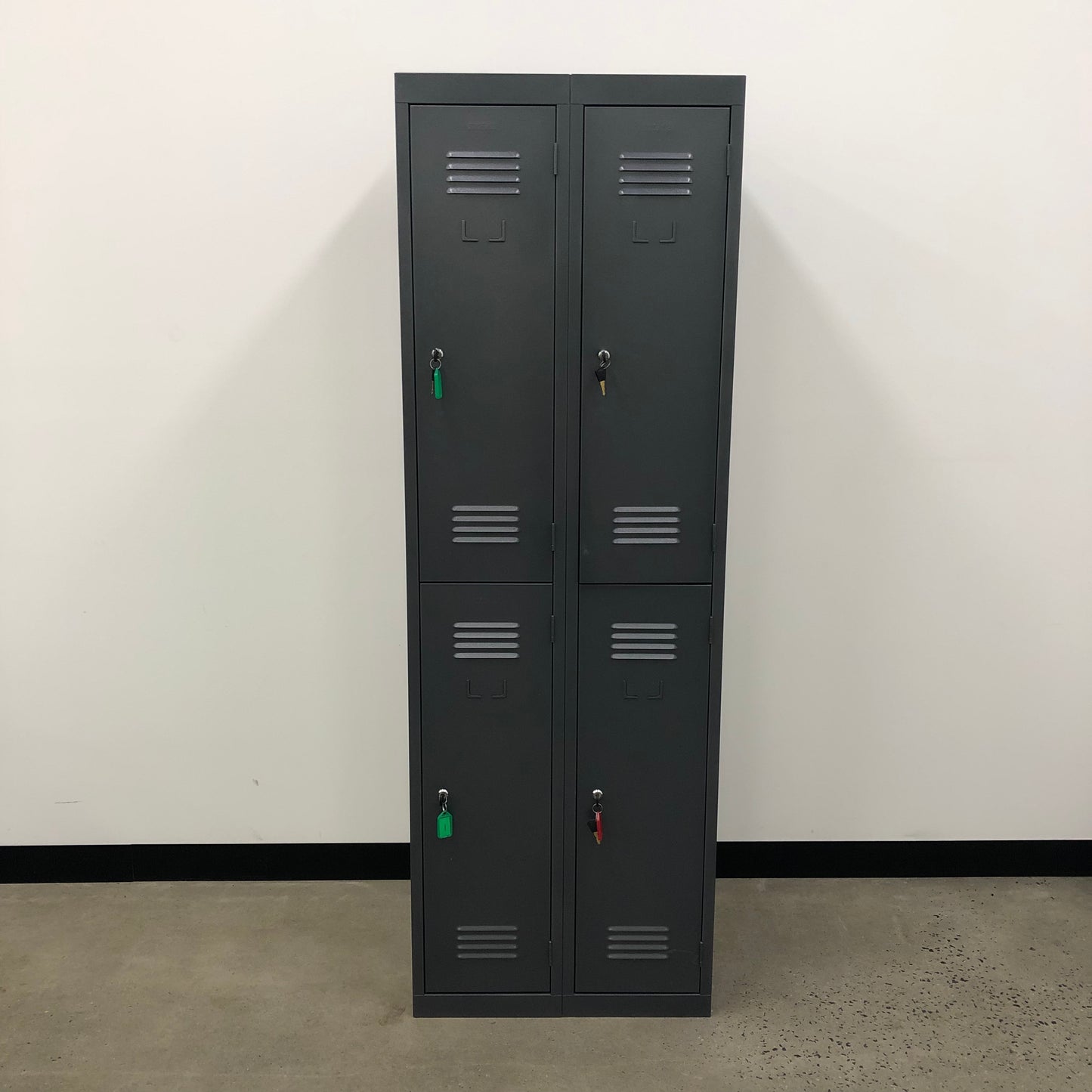 Statewide Locker Double Bay Dark Grey