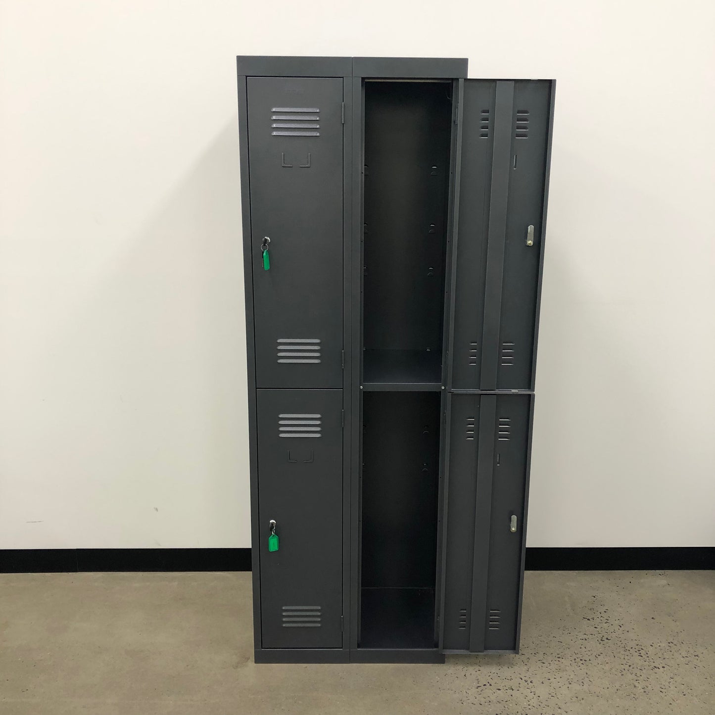 Statewide Locker Double Bay Dark Grey