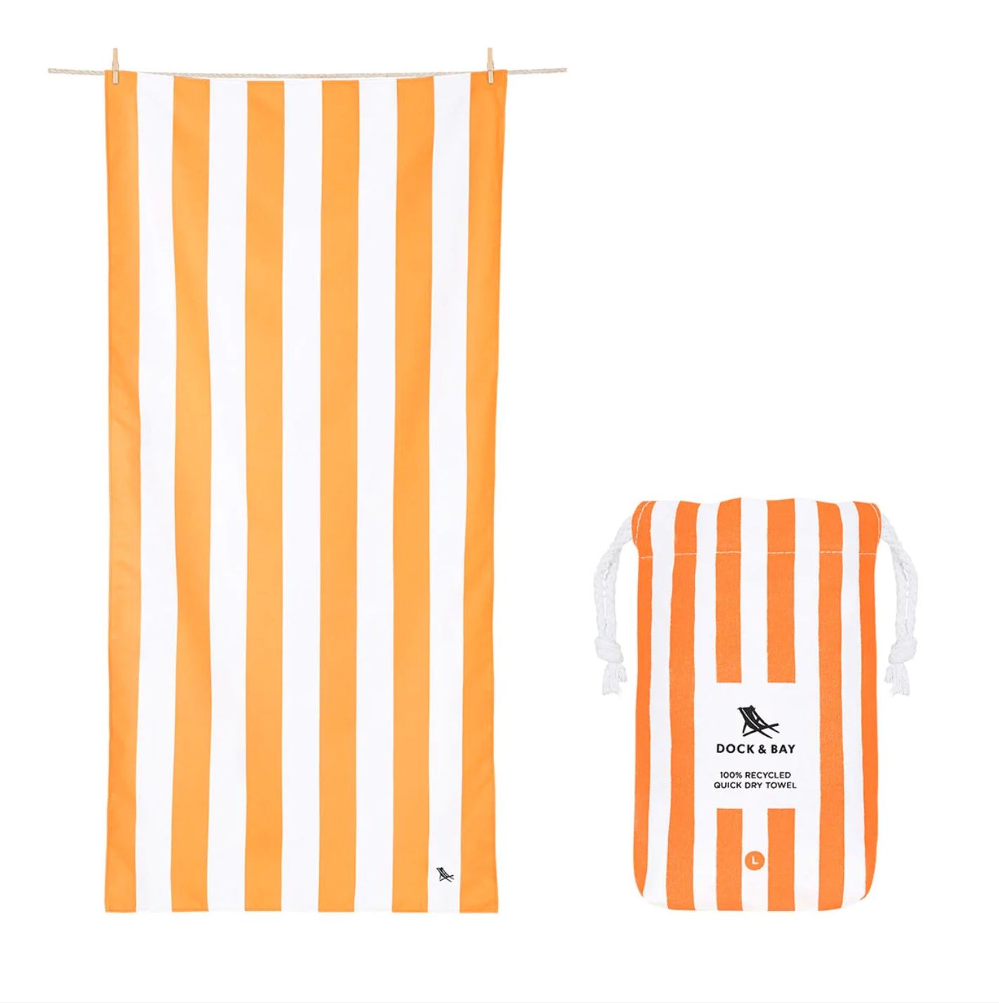 Dock & Bay Beach Towel Cabana Collection L